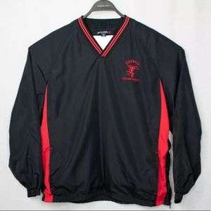 Men's Fireball Whiskey BlackRed Windbreaker Jacket